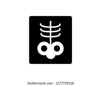 X-ray Thin Line Vector Icon.