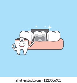 X-ray with Tooth characters (good condition)