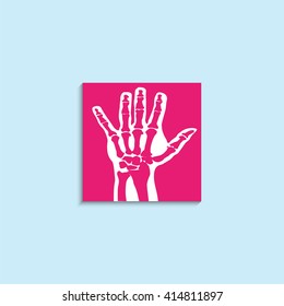X-ray. Vector icon.