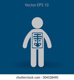 x-ray vector illustration