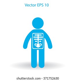 x-ray vector illustration