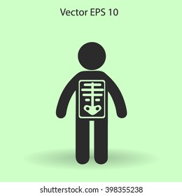 x-ray vector illustration