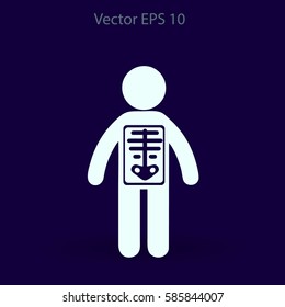 x-ray vector illustration