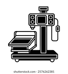 x-ray-machine-line-art-vector-illustration, this is a editable file.