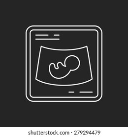 X-rays line icon