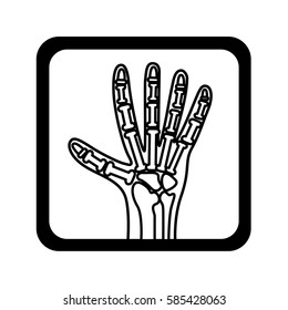 x-rays medical isolated icon