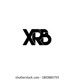 xrb letter original monogram logo design
