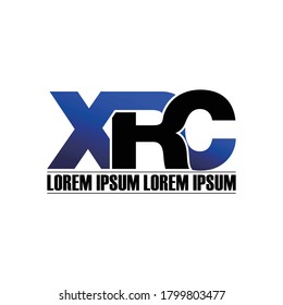 Vector de diseño del logotipo de la letra XRC