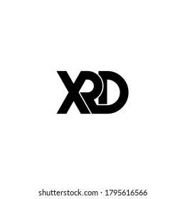 xrd letter original monogram logo design