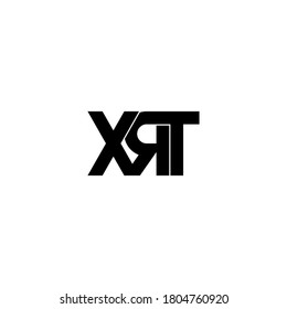 xrt letter original logo design