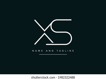 XS Abstract initial monogram letter alphabet logo