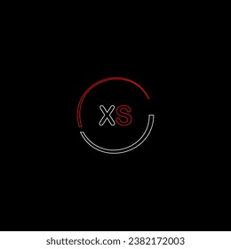 XS Creative moderne Buchstaben Logo Design Vorlage