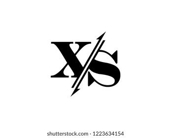 XS initials logo sliced