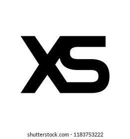 xs letter vector logo