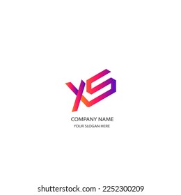 XS Simple Letters logo Design