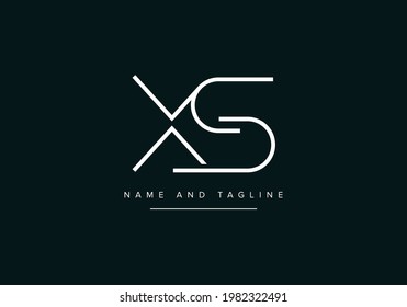 XS or SX Abstract initial monogram letter alphabet logo