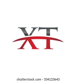 XT initial company red swoosh logo