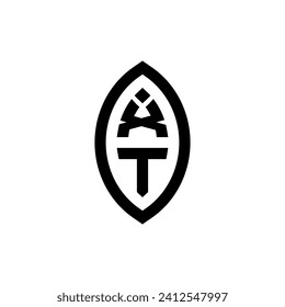 XT line geometric monogram with high quality professional design that will print well
