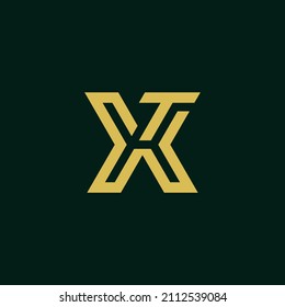 XT TX logo. the letter X and T perfectly combined into a new, modern and original Logo