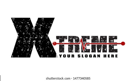 X-treme in text, xtreme logo