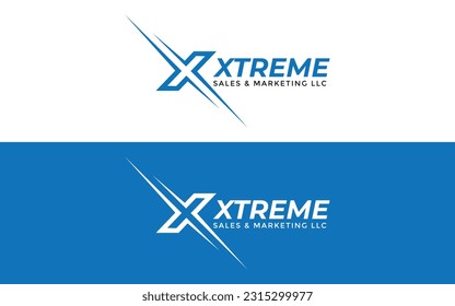Xtreme X Letter Sells and Marketing Logo Template Vector Icon Design - Vector - Shutterstock ID 2315299977
