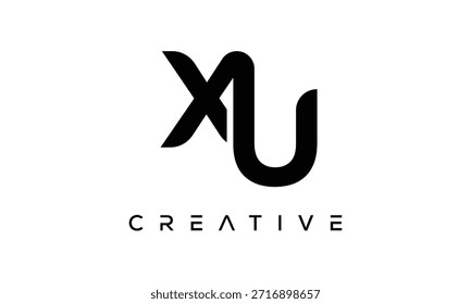 XU Letter Monogram Logo for Modern Creative Brand Identity