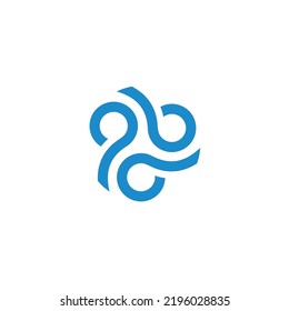 XUC technology initials logo icon illustration