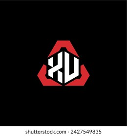 XV logotipo inicial concepto moderno y futurista para la exportación o el logotipo del juego