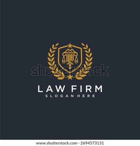 XV letter monogram logo for lawfirm with pillar and leaf image design