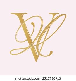 XV, VX, logotipo XV, Letra XV, monograma XV, Vector, logotipo, Boda Iniciales del monograma, logotipo de la Boda, monograma de la Boda, diseño del logotipo