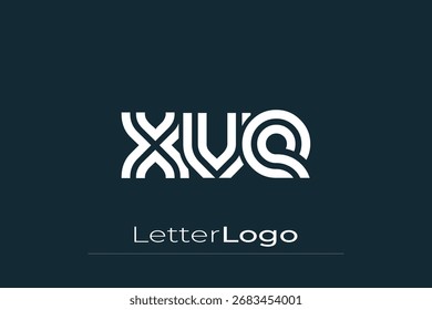 XVE Criativa Design de logotipo de letra moderna única. Elegante Monograma Logo Design com elementos decorativos e tipografia