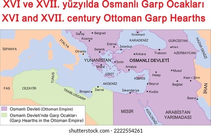 XVI and XVII. century Ottoman Garp Hearths