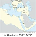 XVR. MAP SHOWING THE LARGEST LIMITS OF THE CENTURY OTTOMAN STATE