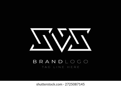 XVX abstract letter logo design. Modern Business Logo Design With Abstract Typography and Contemporary Style