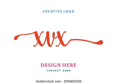 XVX  lettering logo is simple, easy to understand and authoritative