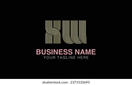 XW initial logo | initial based abstract modern minimal creative logo, vector template image. luxury logotype , real estate homie . typography . initials 