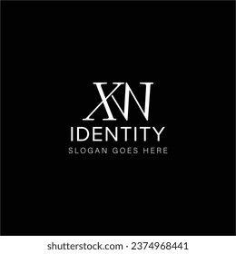 XW letter logo creative design with vector graphic XW simple and modern logo