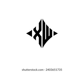 XW logo design vector template