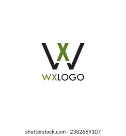 xw logo design, wx logo design company logo, emblem monogram
