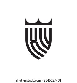 XW Luxury initial logo letters in high quality professional design that will print well