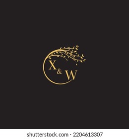 Concepto de árbol natural XW en un diseño profesional de alta calidad que se imprimirá bien en cualquier medio de impresión