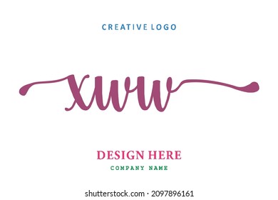 XWW  lettering logo is simple, easy to understand and authoritative