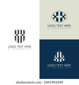 XX 3 style text initial monogram logo with creative style design.