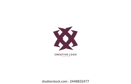 Diseño Abstractas del logotipo inicial del alfabeto de la letra del monograma