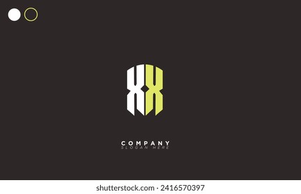  XX Alphabet letters Initials Monogram logo 