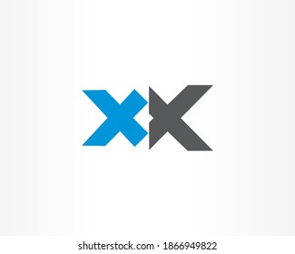 Xx Icon Logo Design Template Stock Vector (Royalty Free) 1866949822 ...