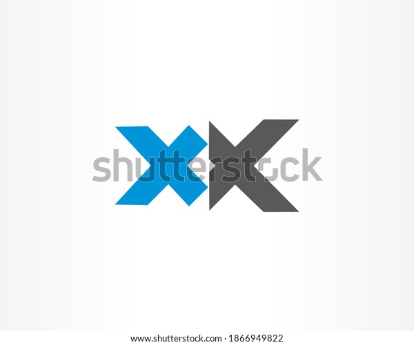 Xx Icon Logo Design Template Stock Vector (Royalty Free) 1866949822 ...