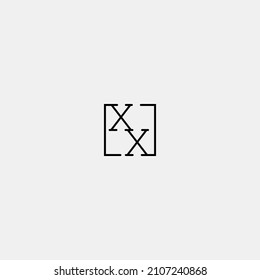 XX erstes Logo im Linienkonzept in hochwertigem professionellem Design, das für Unternehmen am besten geeignet ist