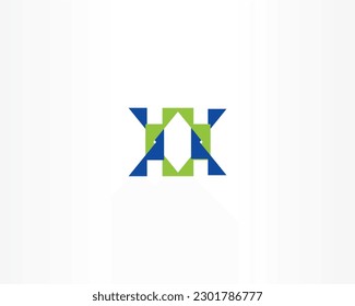 XX letter concept logo design icon