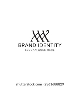 xx letter logo creative design with vector graphic, xx simple and modern logo.